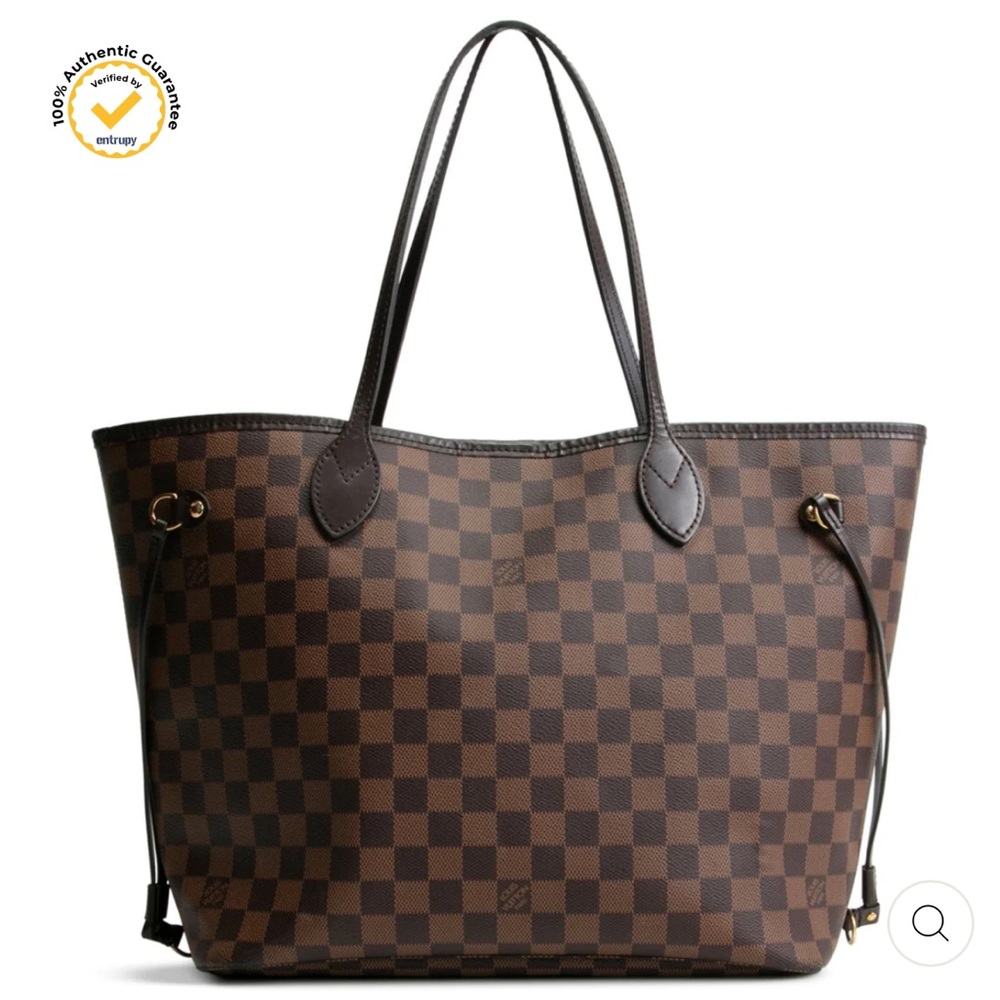 Louis Vuitton Neverfull MM Damier Ebene tote